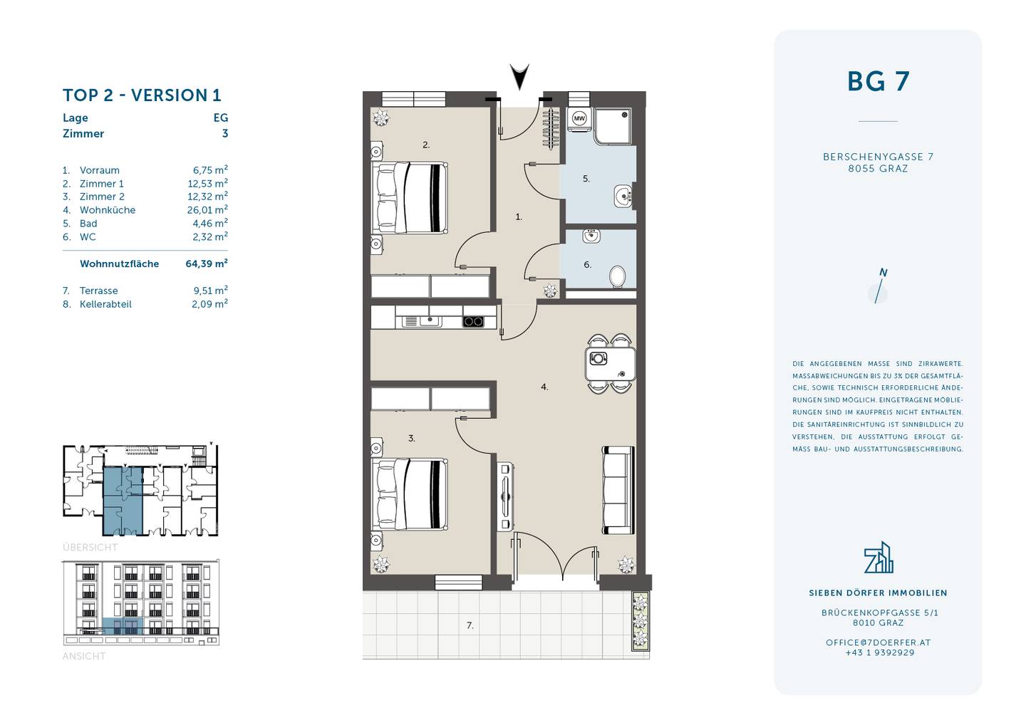 Wohnung Balkon mit guter Verkehrsanbindung