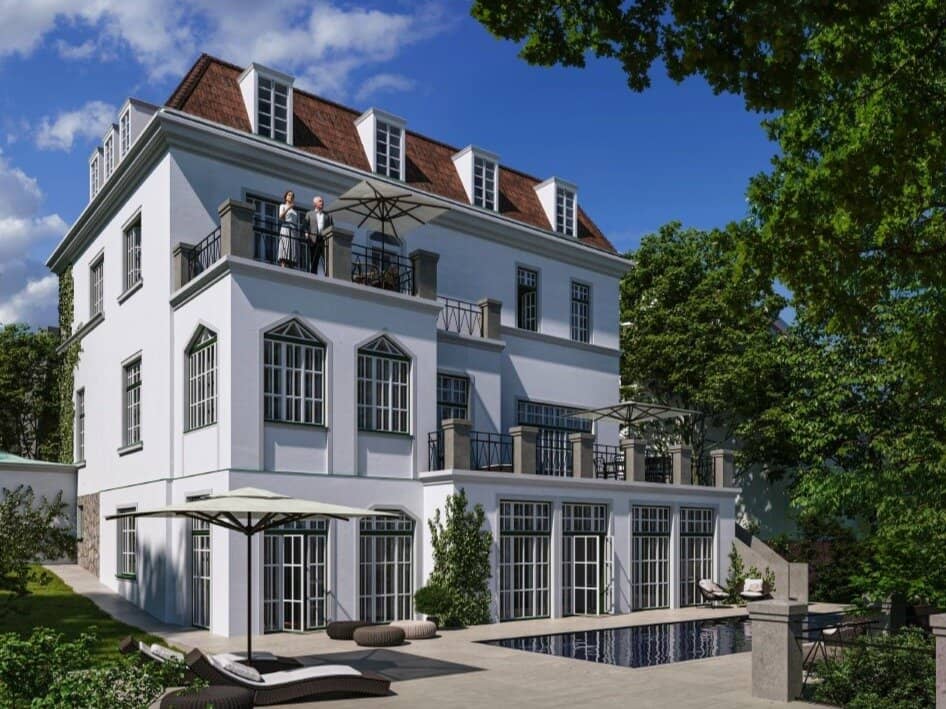 Altbauvilla mit Terrasse & Garten