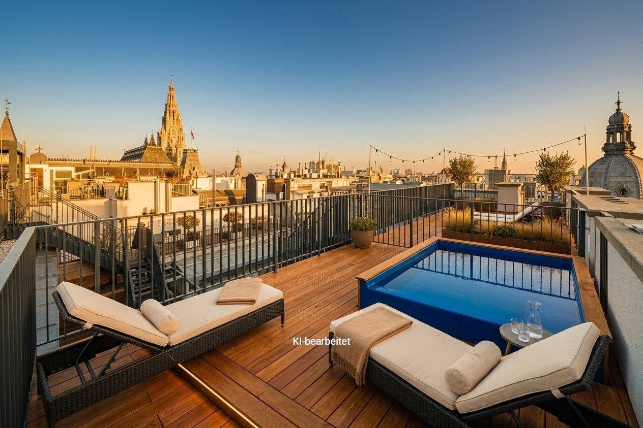 Penthouse zwischen Rathaus & Parlament