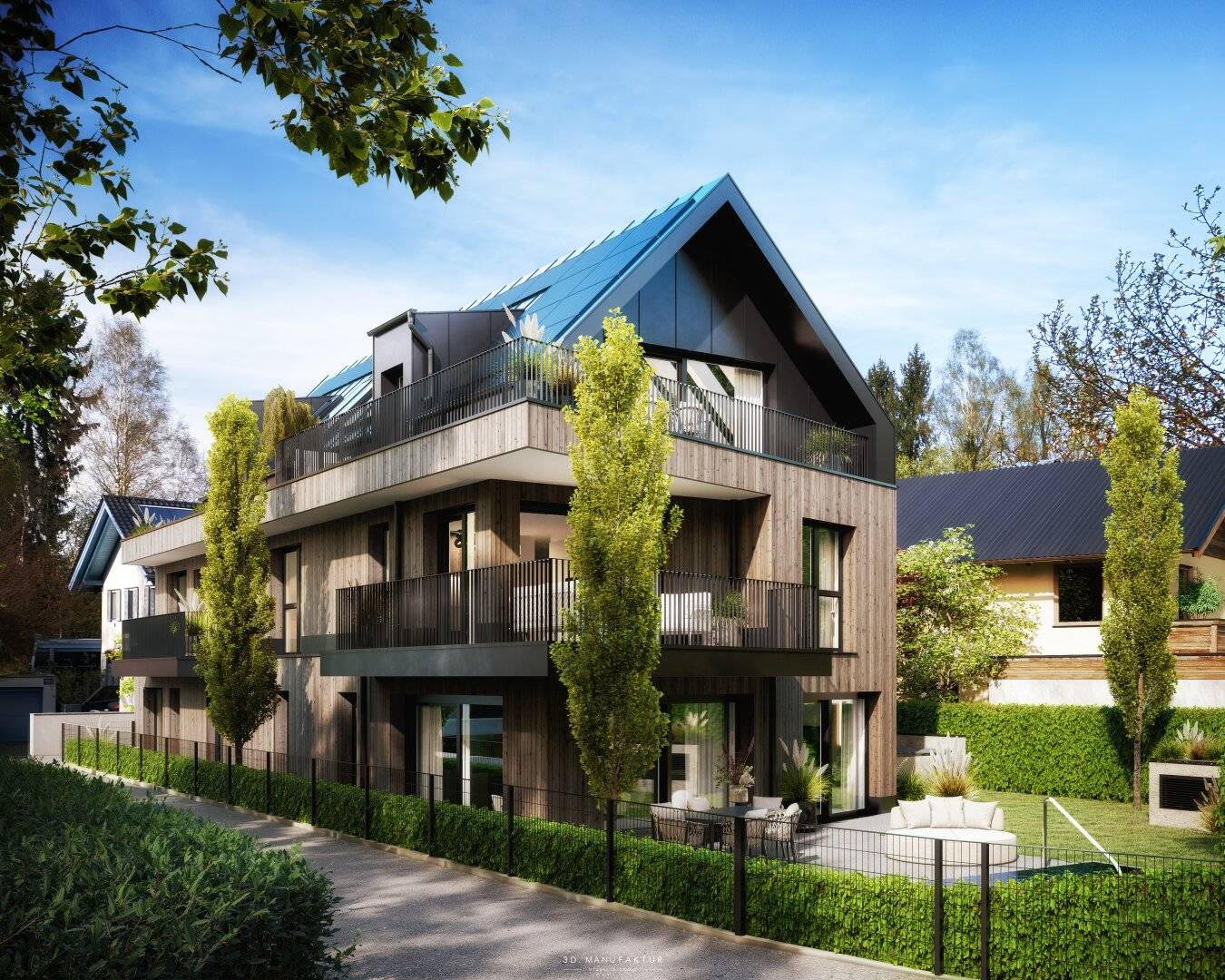 PREMIUMLAGE Leopoldskron: Stilvolle 4 Zi-Gartenwohnung mit optionalem Pool