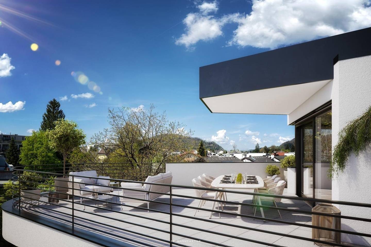 NEUBAUPROJEKT "THE NINE" - Exklusives 4-Zimmer Penthouse mit 118 m² Dachterrasse