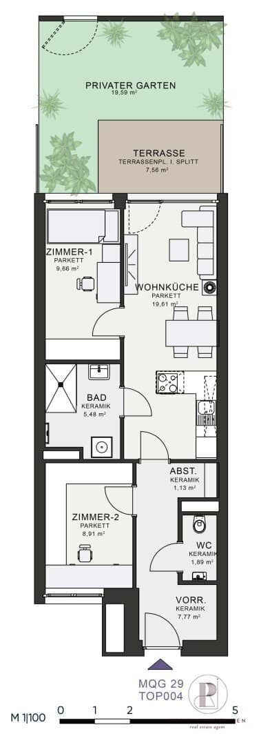 *3-Zimmer-Wohnung mit Garten/Terrasse Nähe Messe Graz - ab September 2026