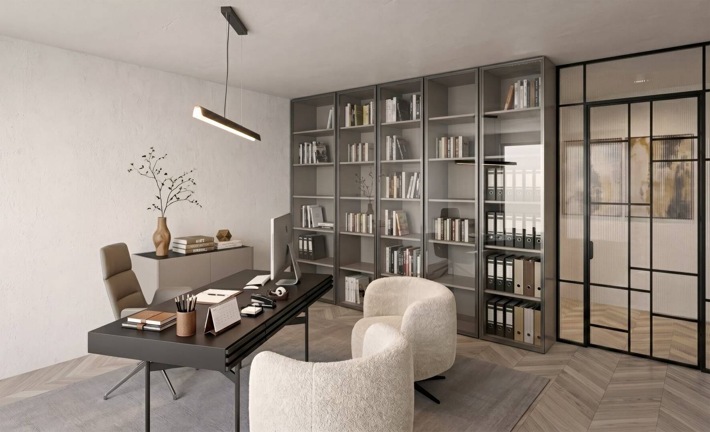 NEUBAUPROJEKT "NONNTAL LIVING": Repräsentative Bürofläche mit vier Räumen und exklusivem Garten