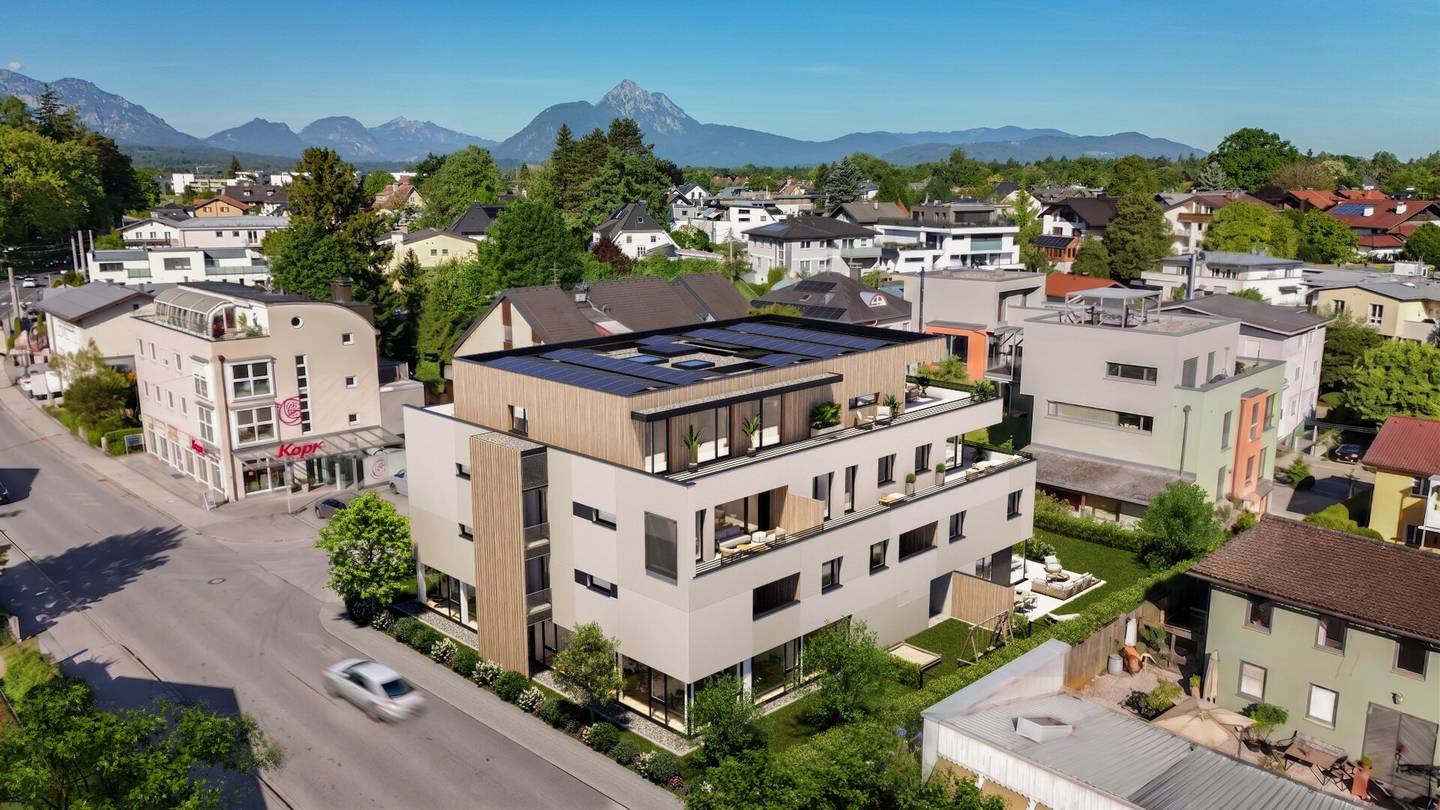 NEUBAUPROJEKT "NONNTAL LIVING": 2-Zimmer Wohntraum mit Loggia und großzügiger Terrasse