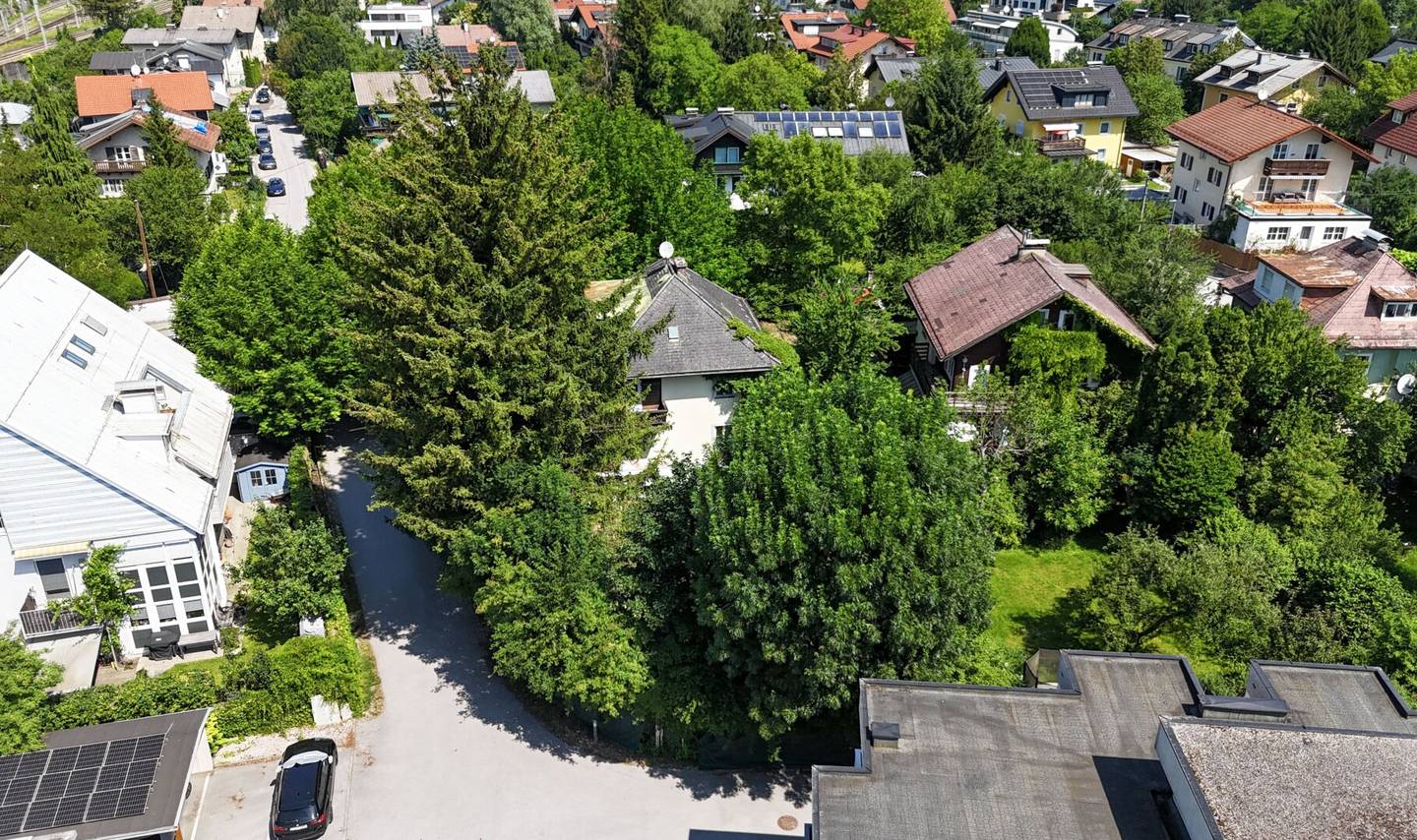Attractive plot in premium location Salzburg-Parsch with Gaisberg view