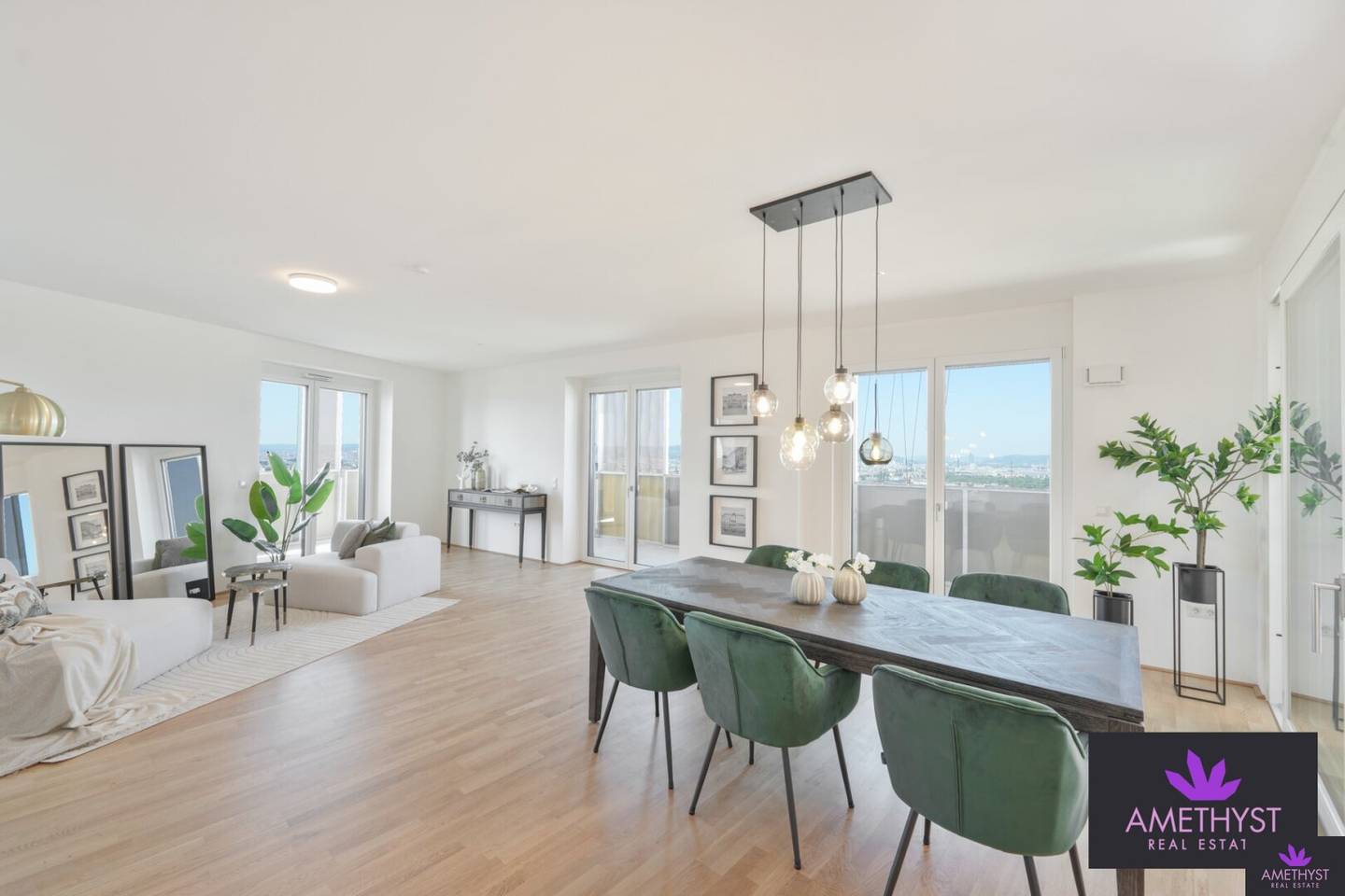 Penthouse im 34.Stock mit herrlichem Panoramablick, einzigartiges  Neubauprojekt!