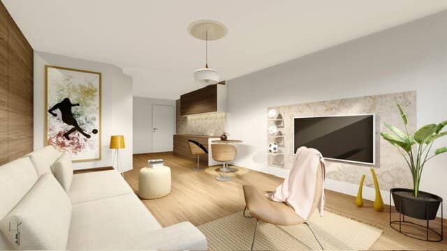 Gürtel neu interpretiert – Wohnprojekt der Extraklasse, smarte Wohnlösung – modernes, geräumiges Studio mit privater Terrasse & sensationellem Stadtblick