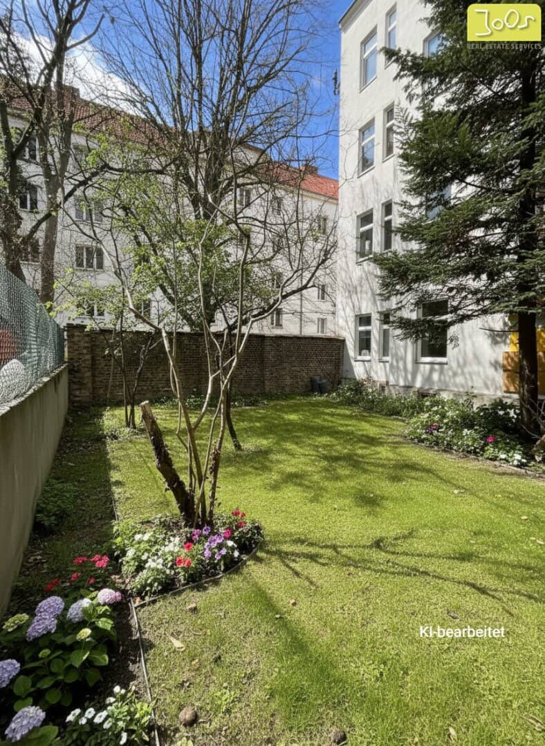 Erstbezug - Gartenwohnung mit Altbauflair – Ihr grünes Paradies