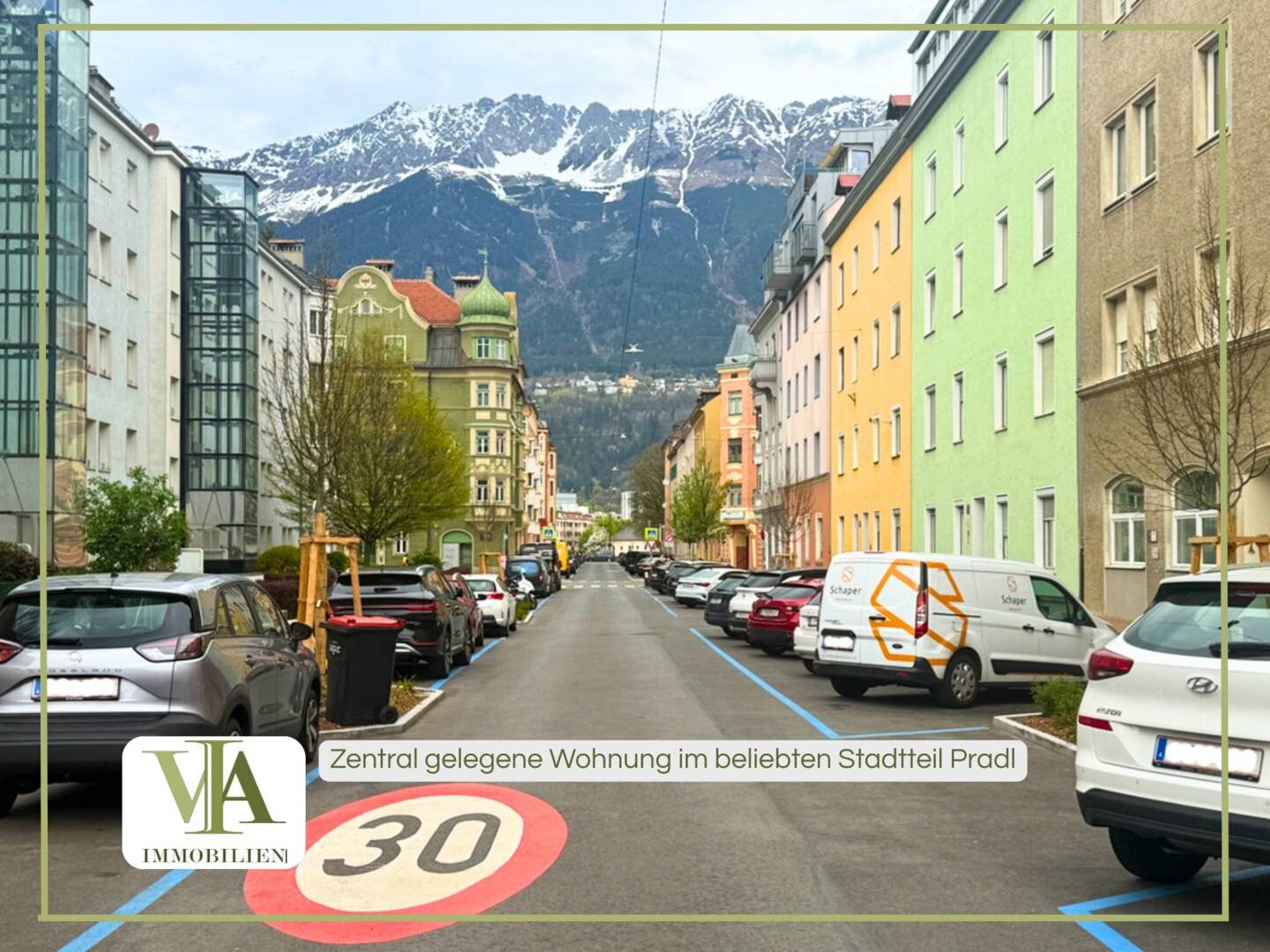 Zentral gelegene 2,5-Zimmer-Wohnung mit ca. 60 m² Wohnfläche und verglastem Balkon in Pradl / Innsbruck zu verkaufen