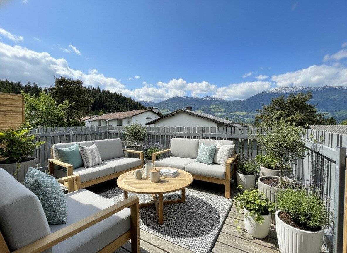 Mils: Charmantes Reihenmittelhaus mit Südgarten