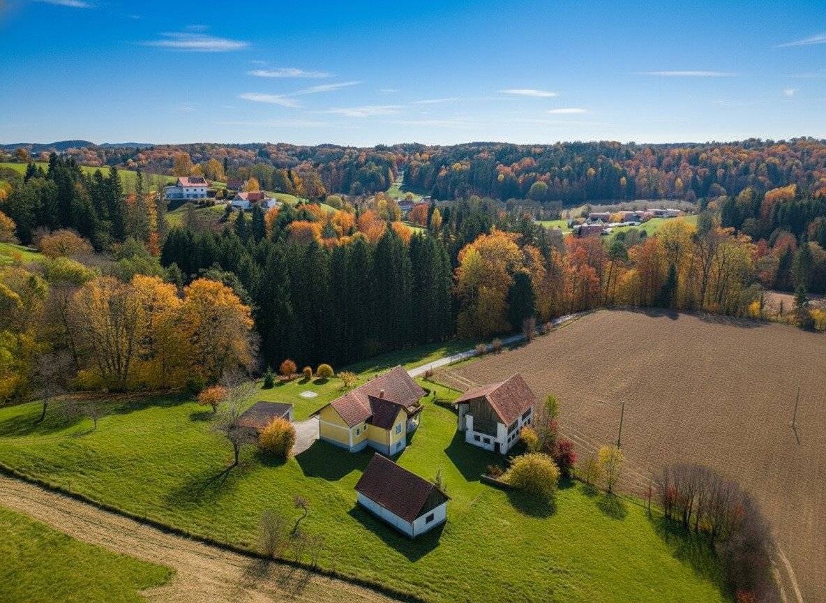Landliebe trifft Lebensqualität – Malerische Landwirtschaft mit 7 Hektar in Eggersdorf bei Graz