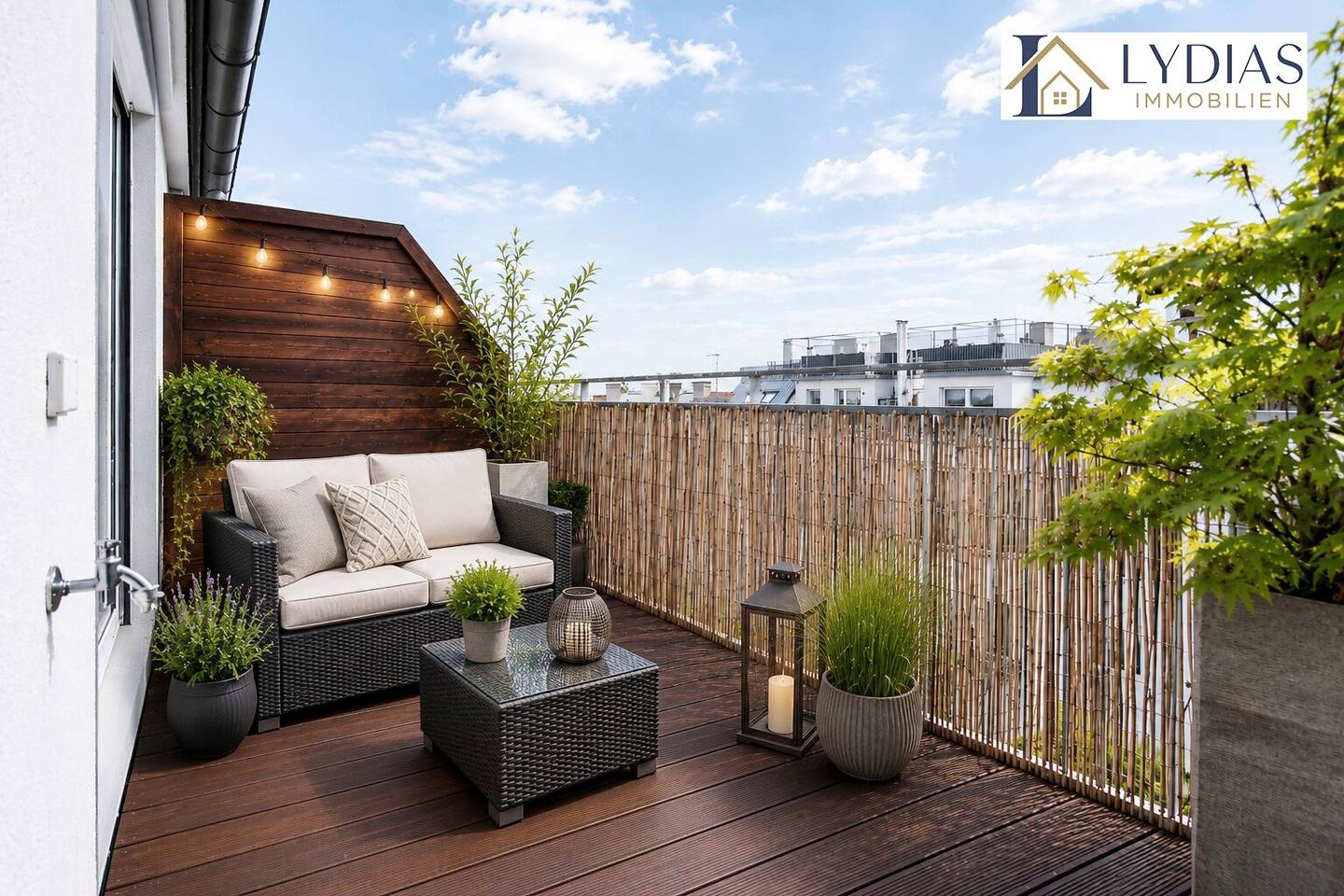 Traumhafte und ruhige DG-Wohnung 2-3 Zimmer mit Terrasse zum Innenhof, Top Lage und hervorragende Infrastruktur!