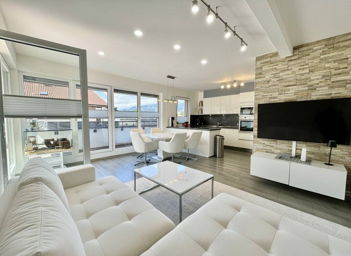 PREISREDUKTION! Wattens: Exklusive 4-Zimmer-Penthousewohnung mit sonniger XXL-Südwest-Terrasse & 2 Garagenplätzen