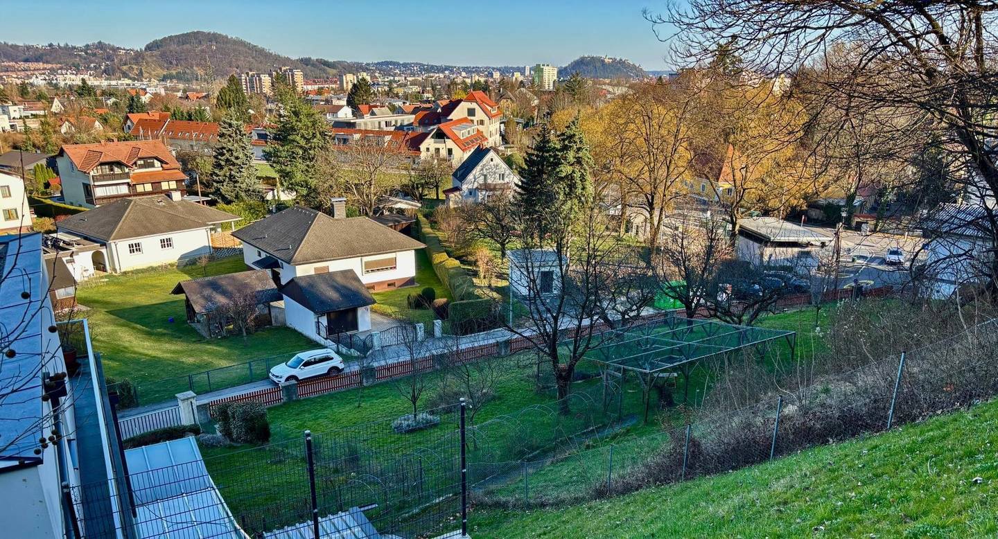 Baugrund in Bestlage Graz-Gösting mit Blick über Graz