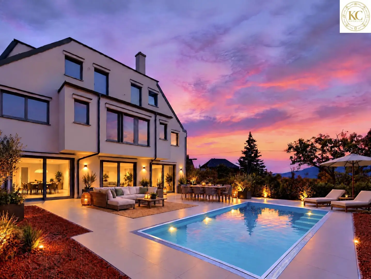 Exklusive Neubau-Villa in Neuwaldegg – luxuriöses Wohnen mit Pool, Dachterrasse & Wienerwaldblick
