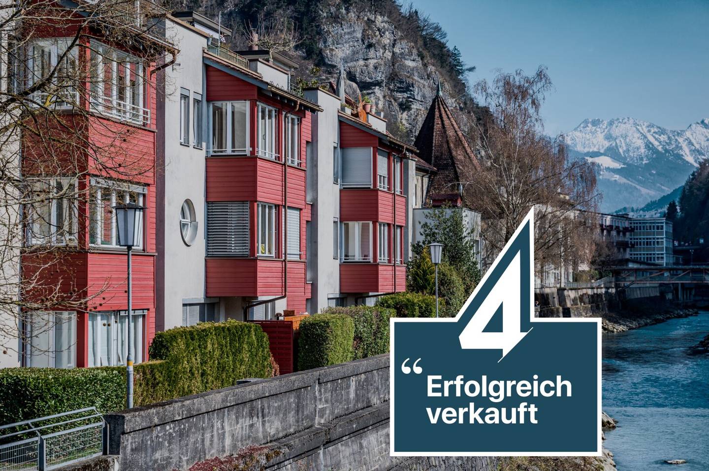 2-Zimmer-Wohnung in der Feldkirch-Innenstadt mit Blick auf das Reichenfeld