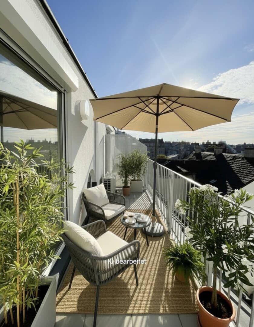 SOMMERAKTION: Halbe Maklerprovision sparen bis 31.8.! Großzügige Dachgeschoß-Maisonettewohnung mit Terrasse Nähe AKH