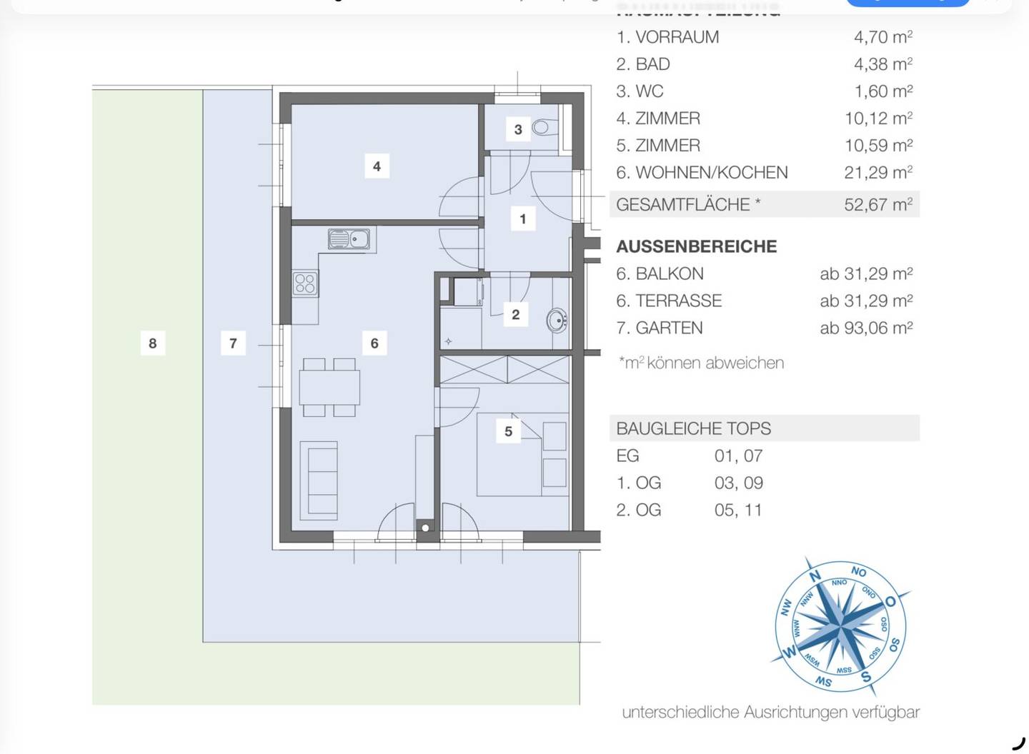 Neuwertige , vermietete 3-Zi Vorsorgewohnung Klagenfurt, Balkon, Stellplatz, Fußbodenheizung,  um Nettopreis € 235.000 zzgl. MWST zu verkaufen.