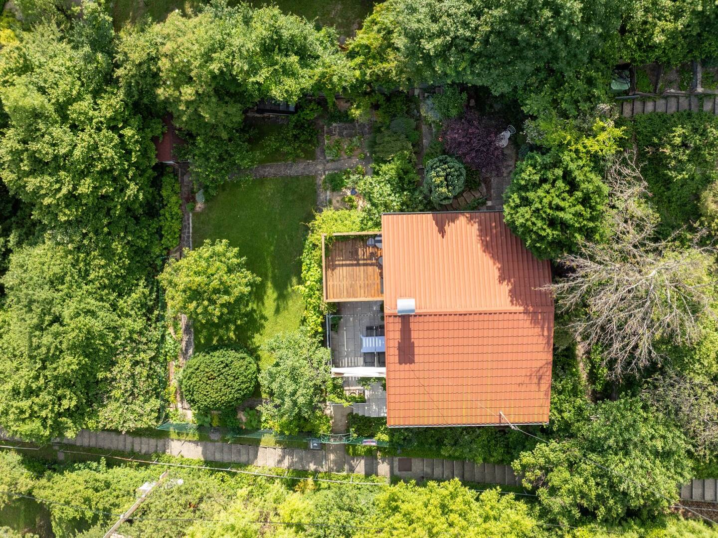 Gartenglück pur, Grünruhe und Stadtpanorama!