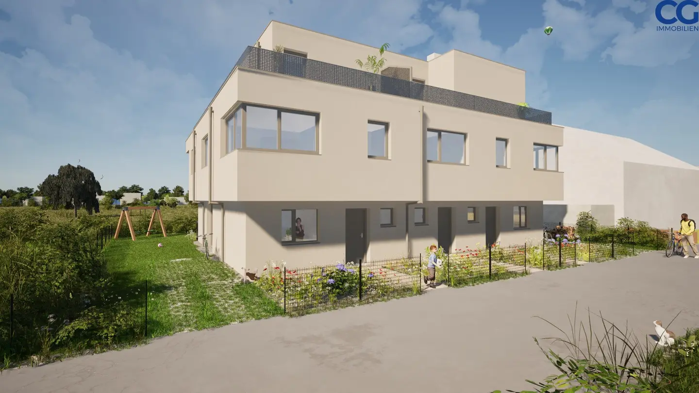 PROVISIONSFREI! Exquisites Eckreihenhaus am Mühlwasser - WNFL: 187 m² * 5 Zimmer & uneinsehbarem Garten