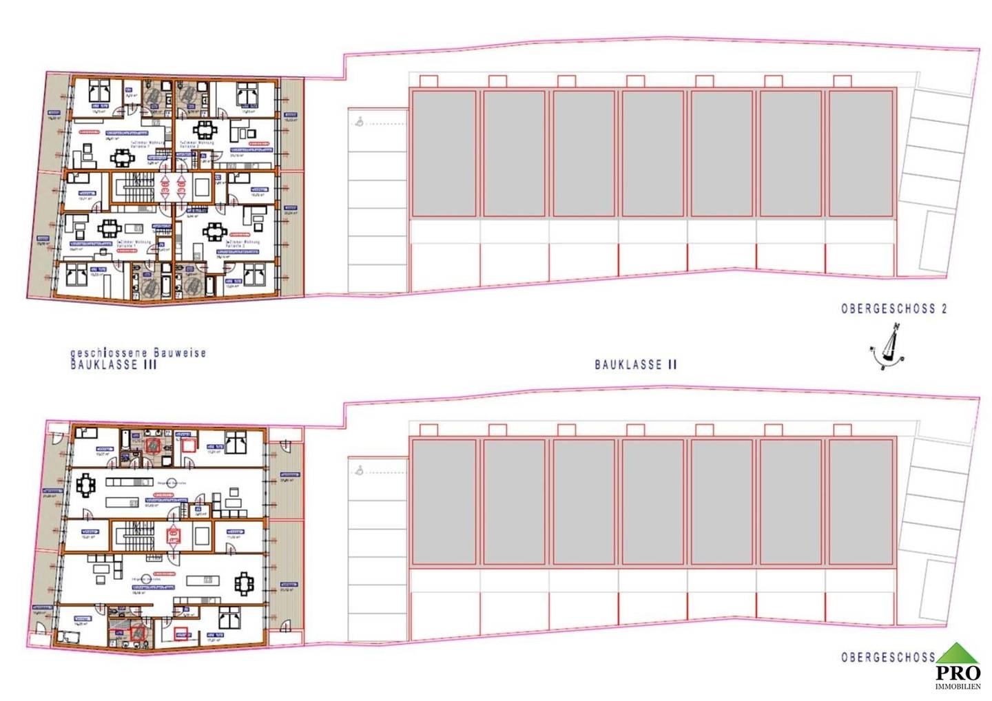 Bauprojekt - Investment in Obergrafendorf bei St. Pölten! 10 Wohnungen & 7 Reihenhäuser WNFL 1.565m2