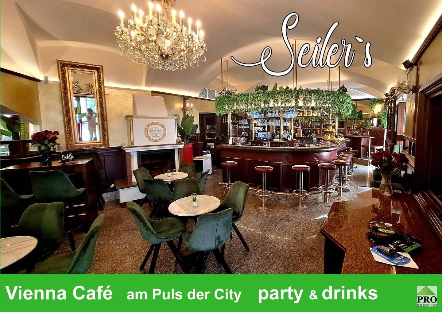 Cafè Bar  am Puls der City, Investablöse, geringe langfristige Hauptmiete