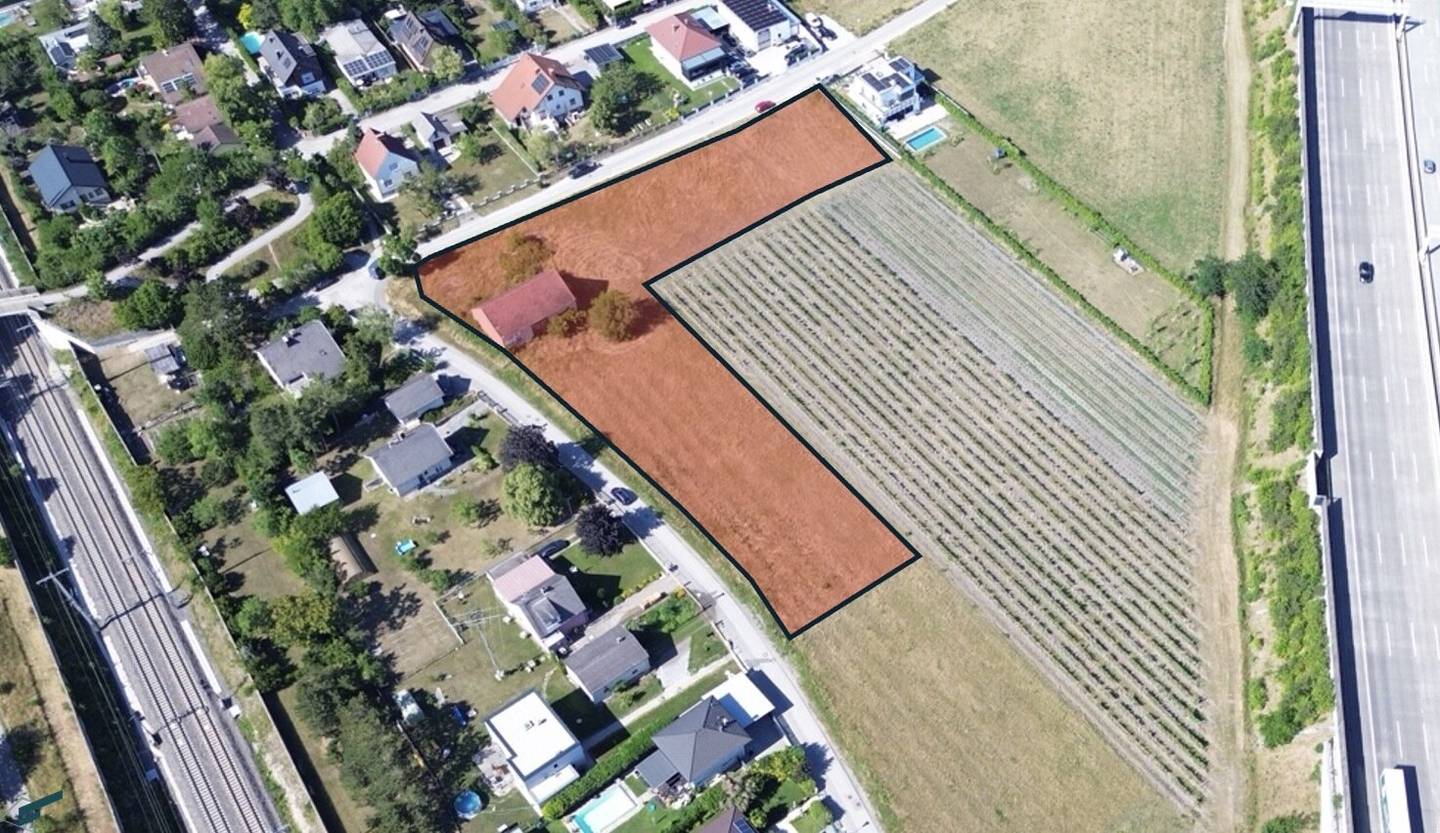 Großes Baugrundstück 5.129m² in Bad Vöslau – Bauträgergelegenheit