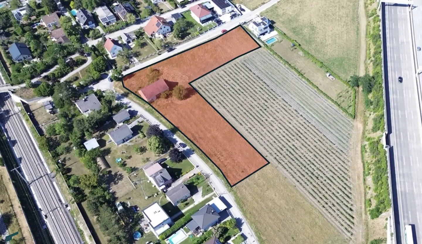 Großes Baugrundstück 5.129m² in Bad Vöslau – Bauträgergelegenheit