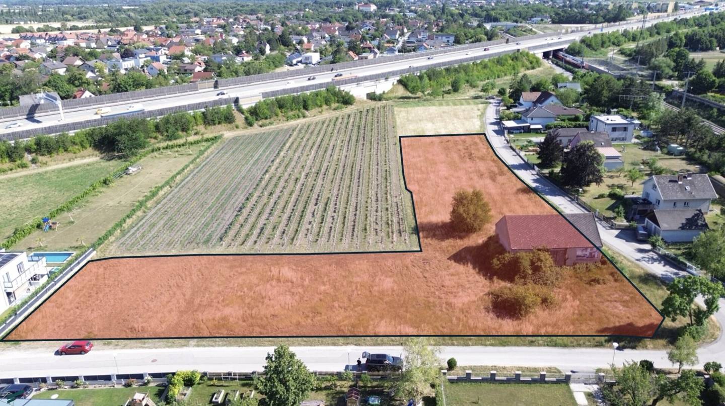 Großes Baugrundstück 5.129m² in Bad Vöslau – Bauträgergelegenheit