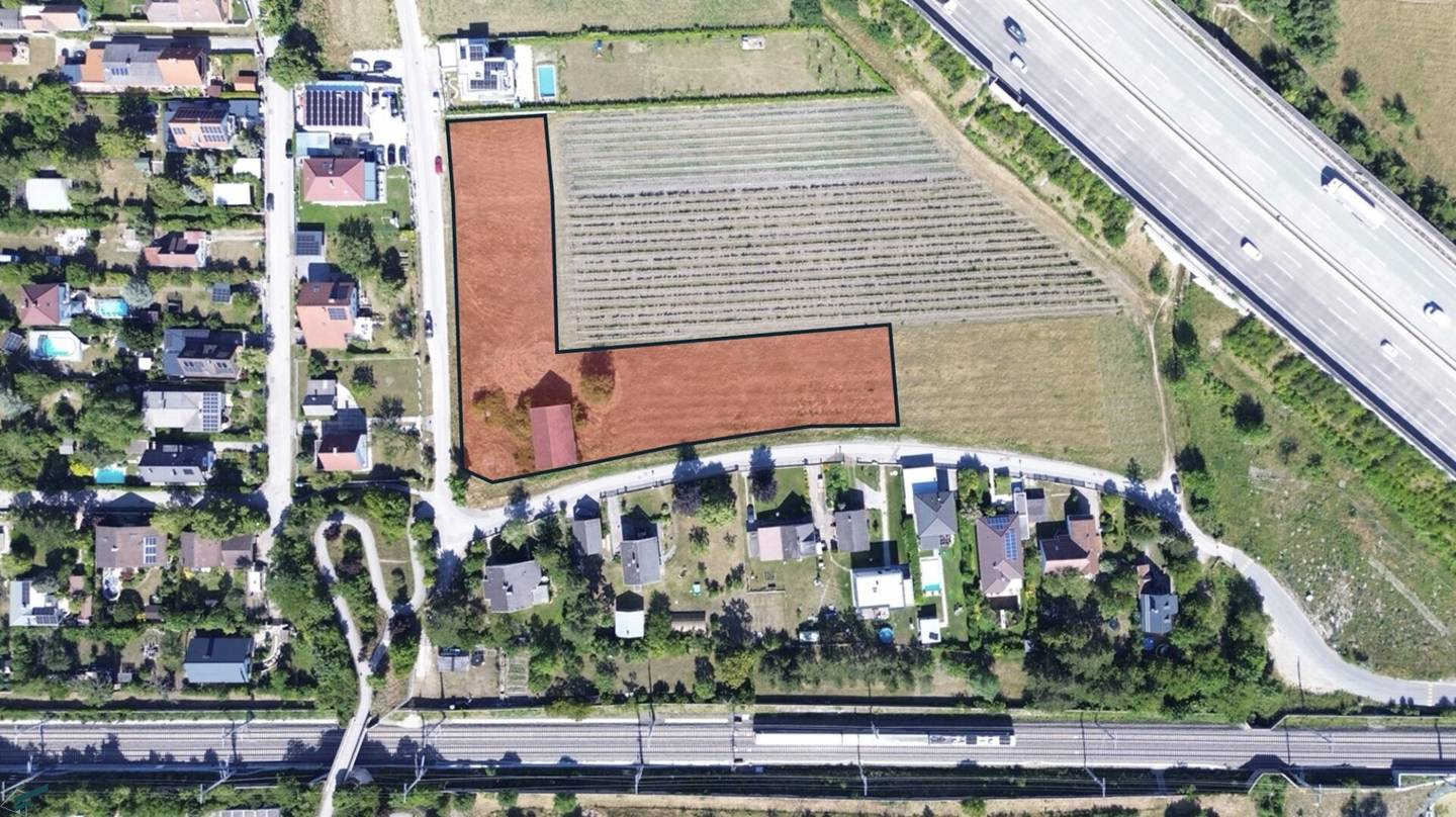 Großes Baugrundstück 5.129m² in Bad Vöslau – Bauträgergelegenheit