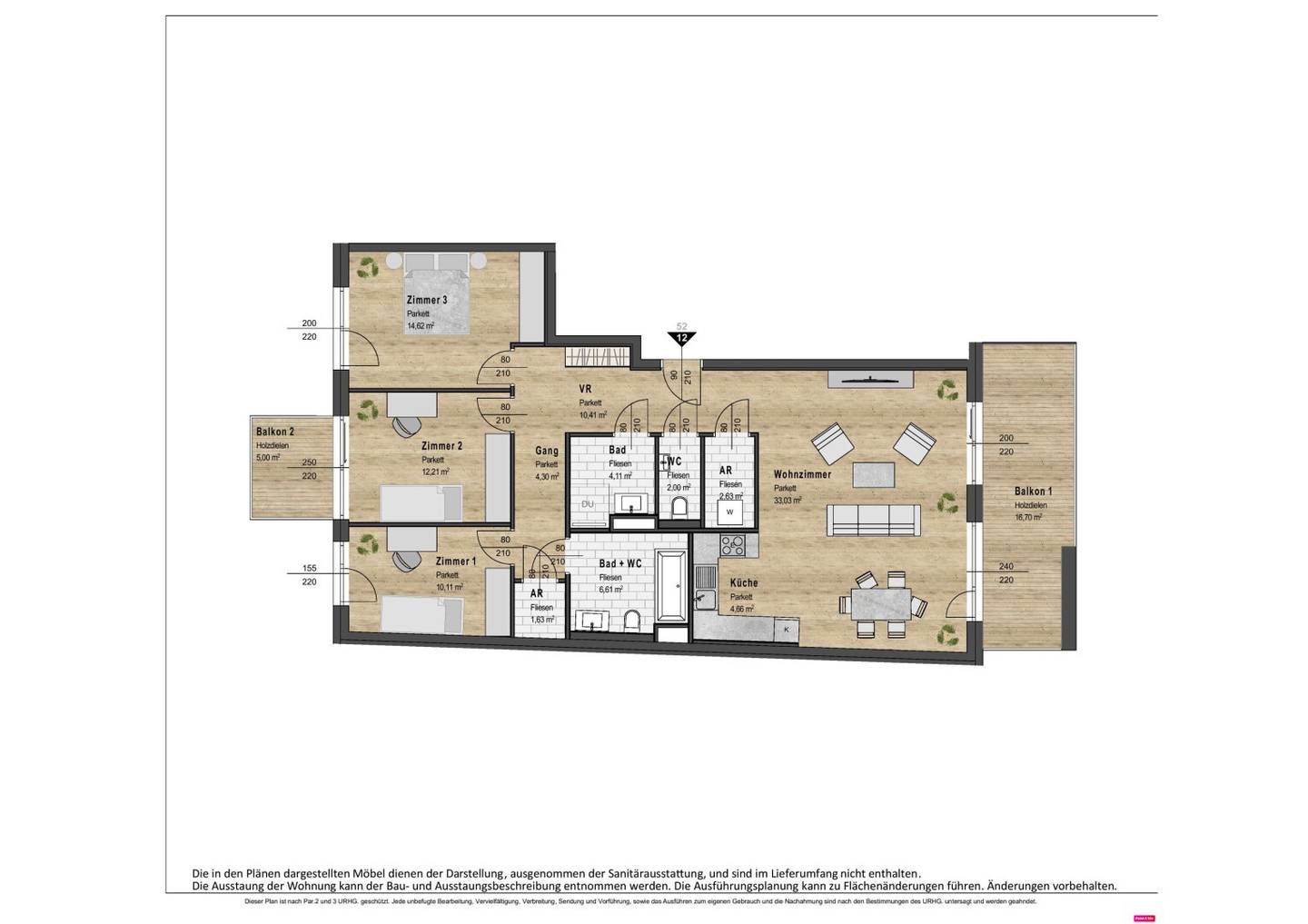 Für Eigennutzer und Investoren! Exklusiver Neubau Schlüsselfertig in Badner Toplage.