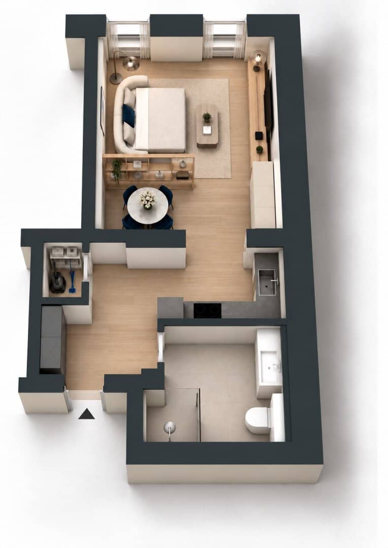 40 m² Altbau-Erstbezug mit Einbauküche – U-Bahn fußläufig, 1210 Wien