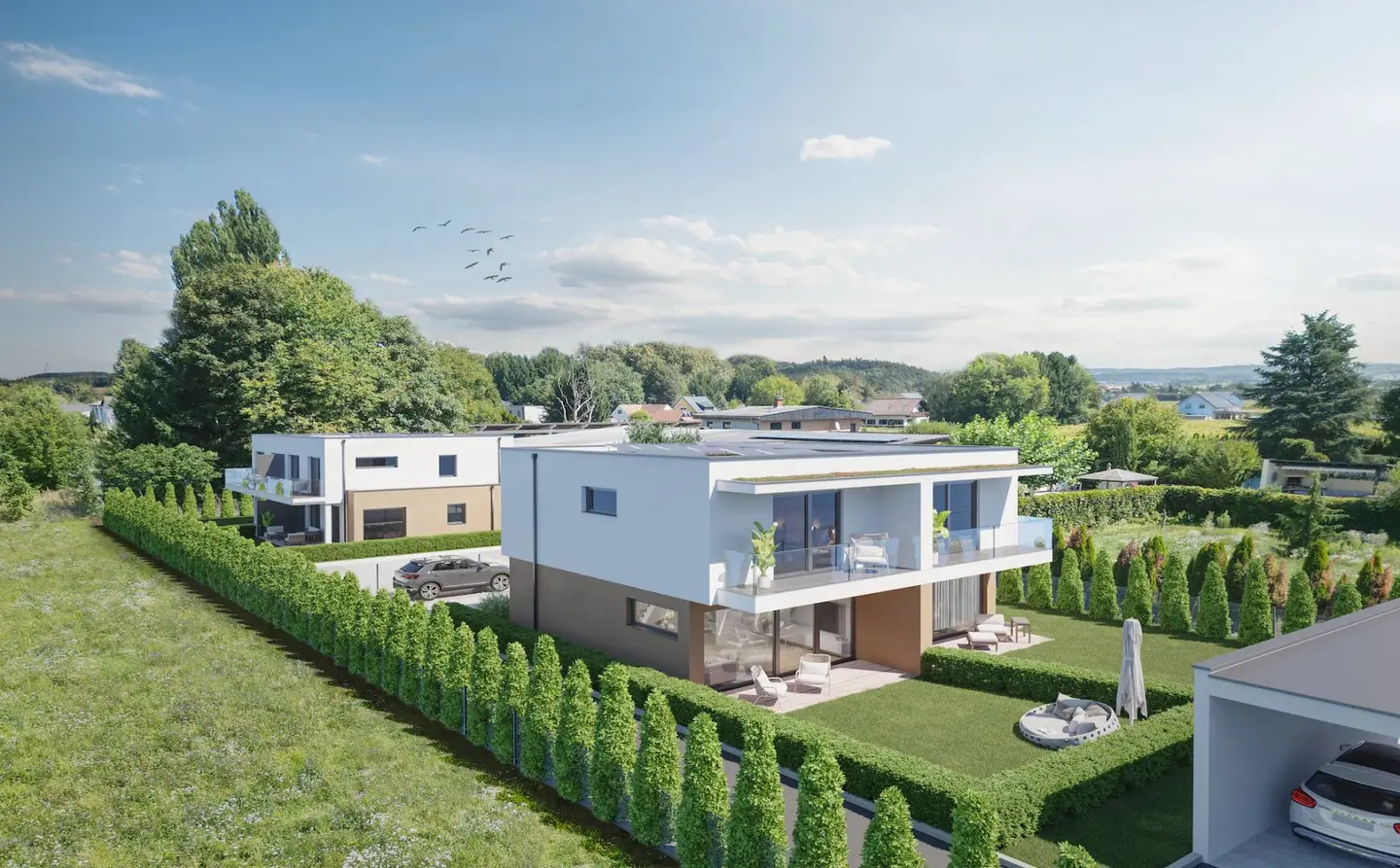 Neubau DH-Hälfte 75
