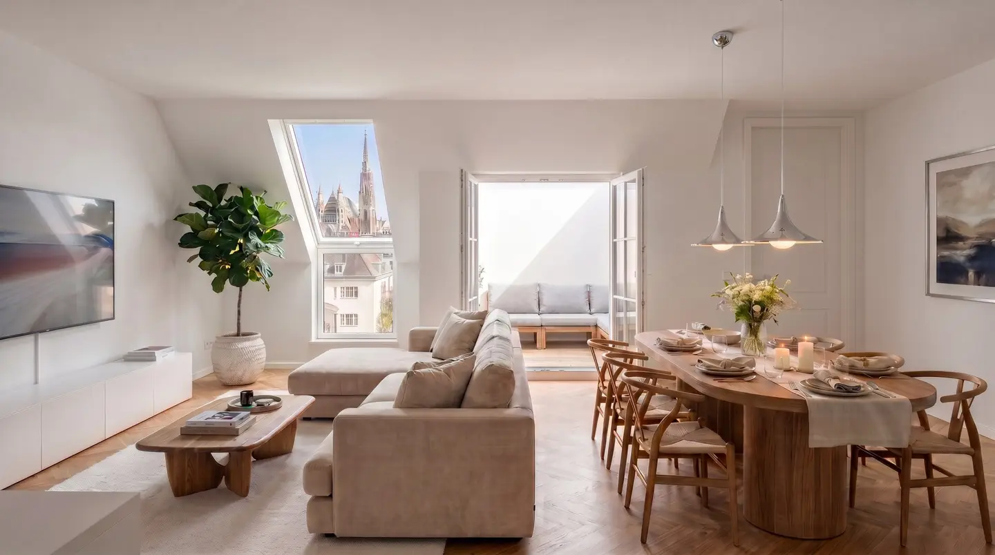 Helle 3-Zimmer-Wohnung mit hofseitiger Terrasse - Nähe Stadtpark