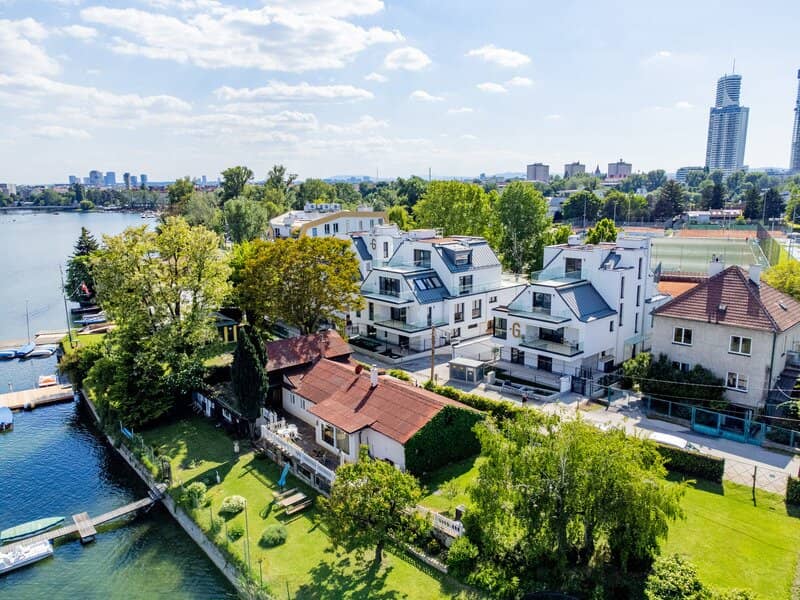 EXKLUSIVES WOHNEN DIREKT AN DER ALTEN DONAU – NATUR, LUXUS UND KOMFORT VEREINT