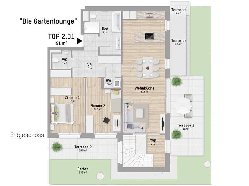 ERSTBEZUG: FAMILIENTRAUM MIT 3 ZIMMERN, 52M² KELLERGESCHOSS, GARTEN UND TERRASSE!