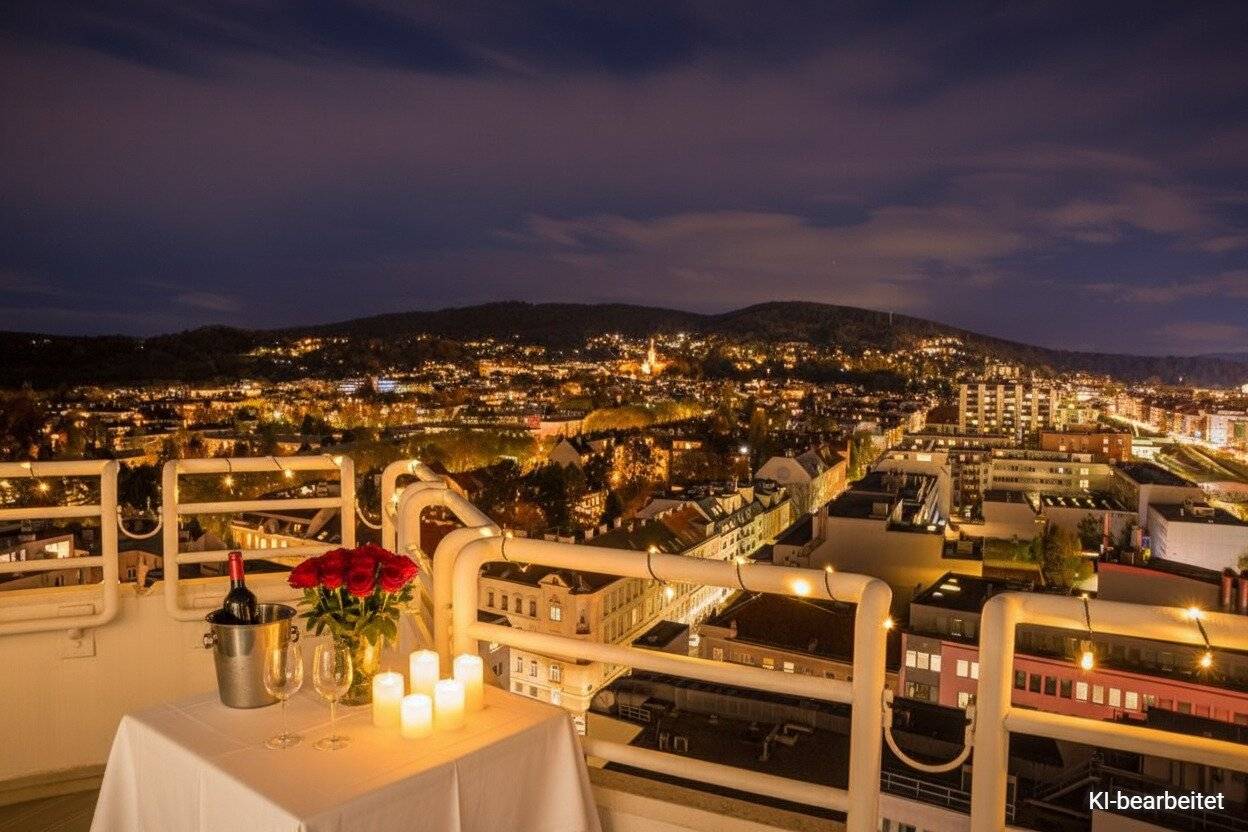 Über den Dächern von Hietzing – Romantik auf der privaten Dachterrasse