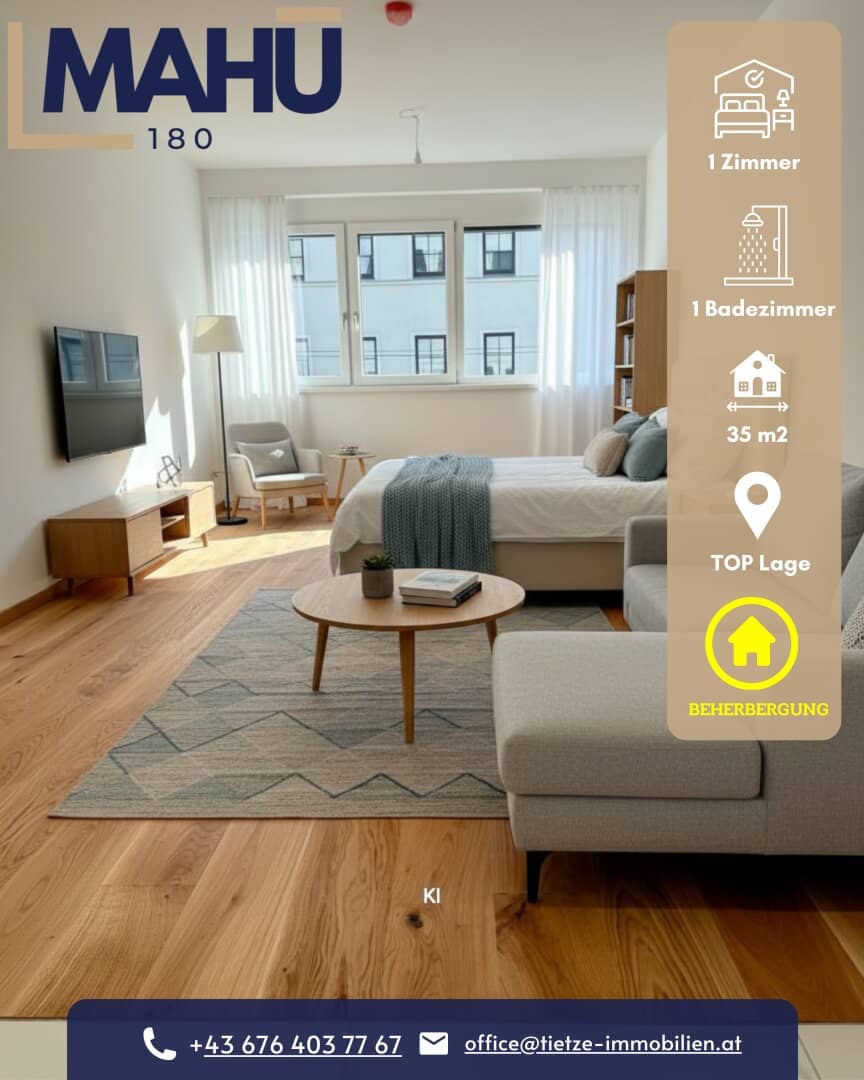Kurzzeitvermietung auf der Mariahilfer Straße, zwischen Schönbrunn & Westbahnhof!