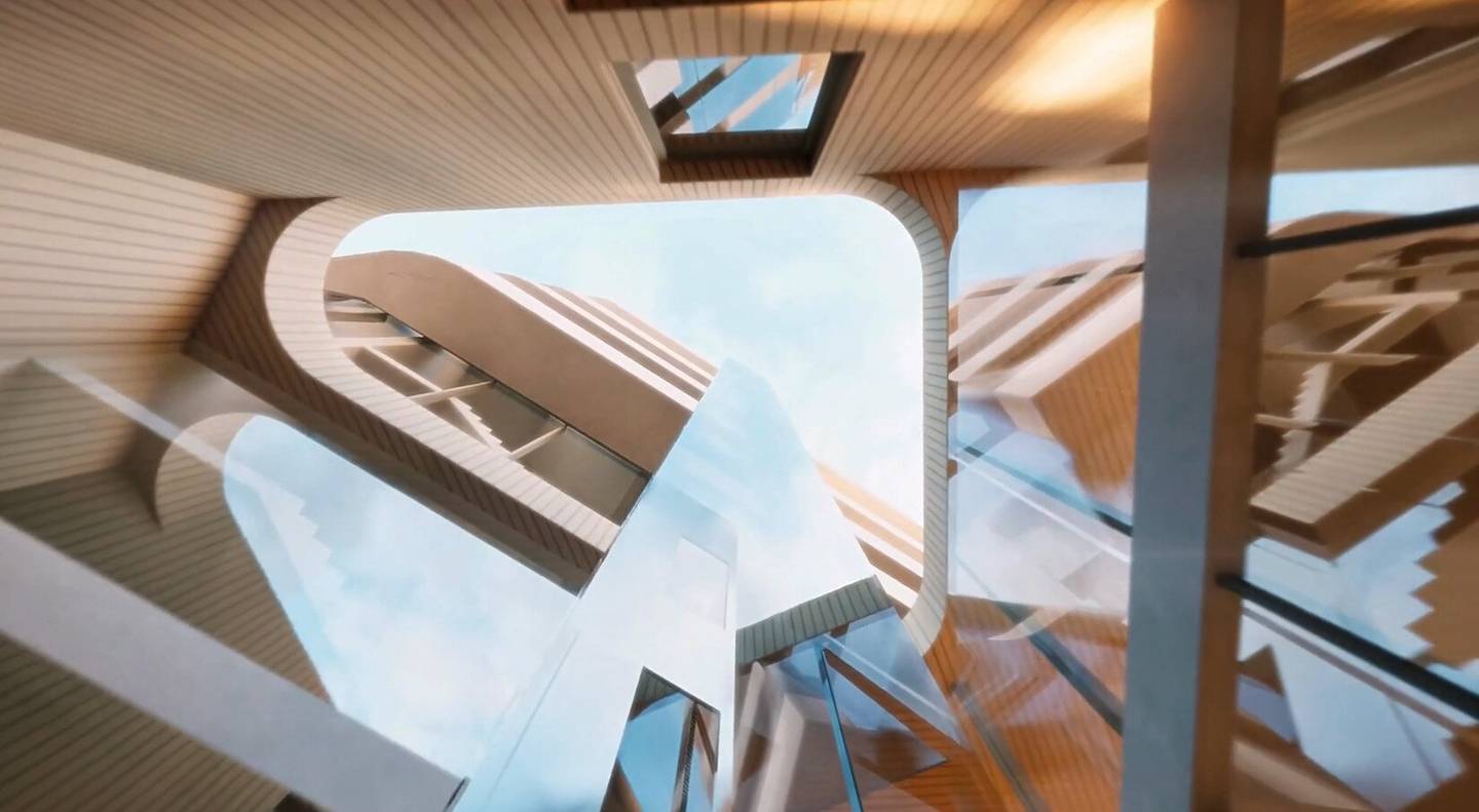 Skybar im Neubauprojekt der Sparkasse Kufstein in Wörgl – Exklusive Gastronomiefläche mit unvergleichbarem Ausblick zur Vermietung