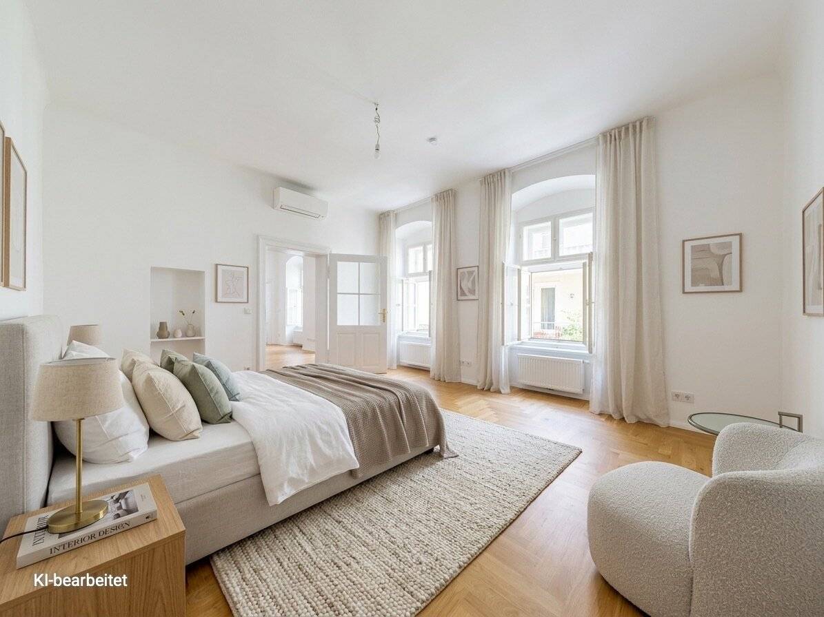 **Stilvoll sanierte Altbauwohnung in begehrter Bestlage des 6. Bezirks I 360° Rundgang**