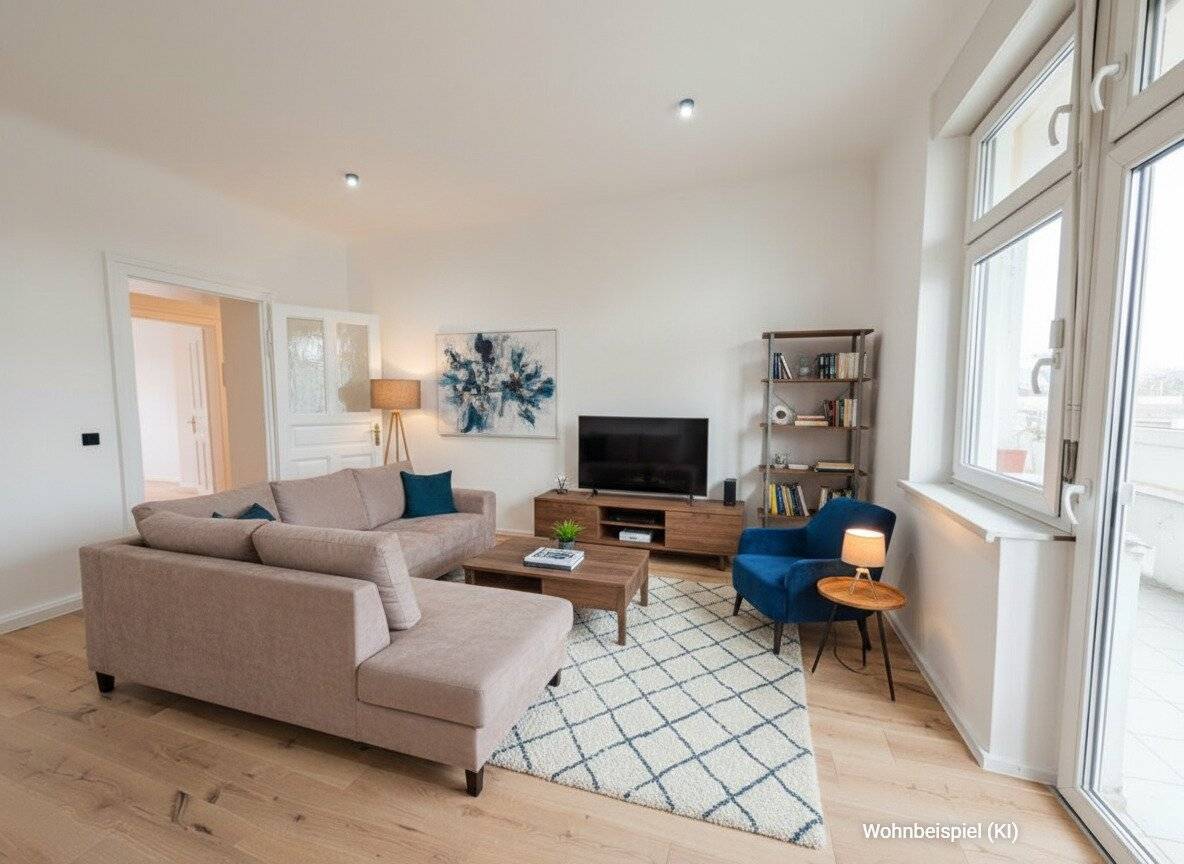 Urbaner Altbau-Wohntraum: Sanierte 4-Zimmer-Wohnung mit Balkon & Wintergarten in Eggenberg