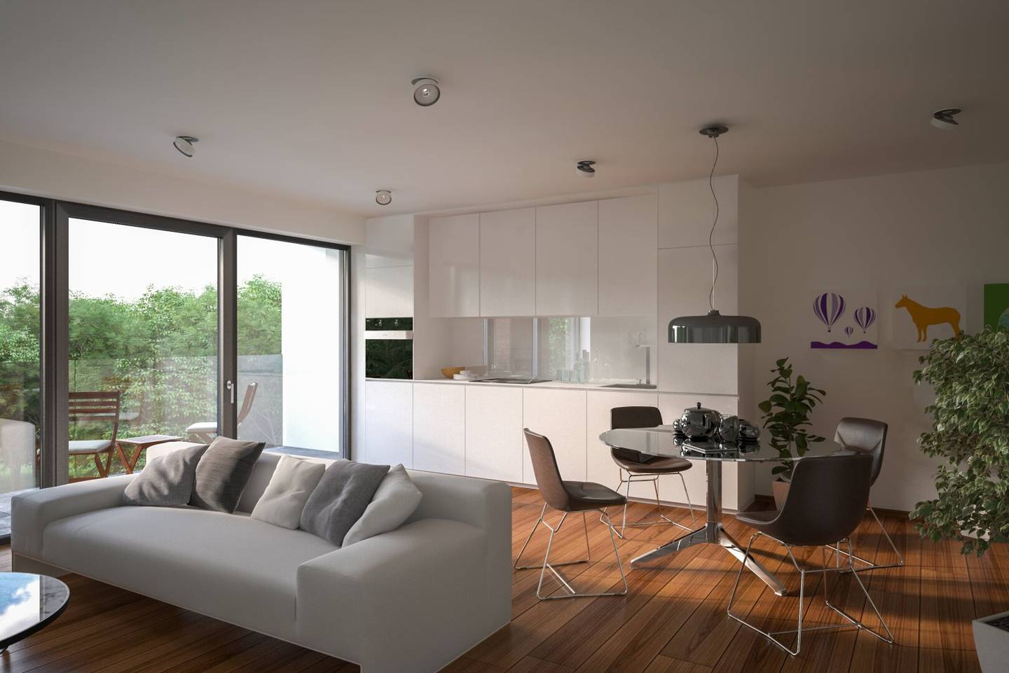 4 -Zimmerwohnung, direkt beim Golfclub – hochwertig & naturnah