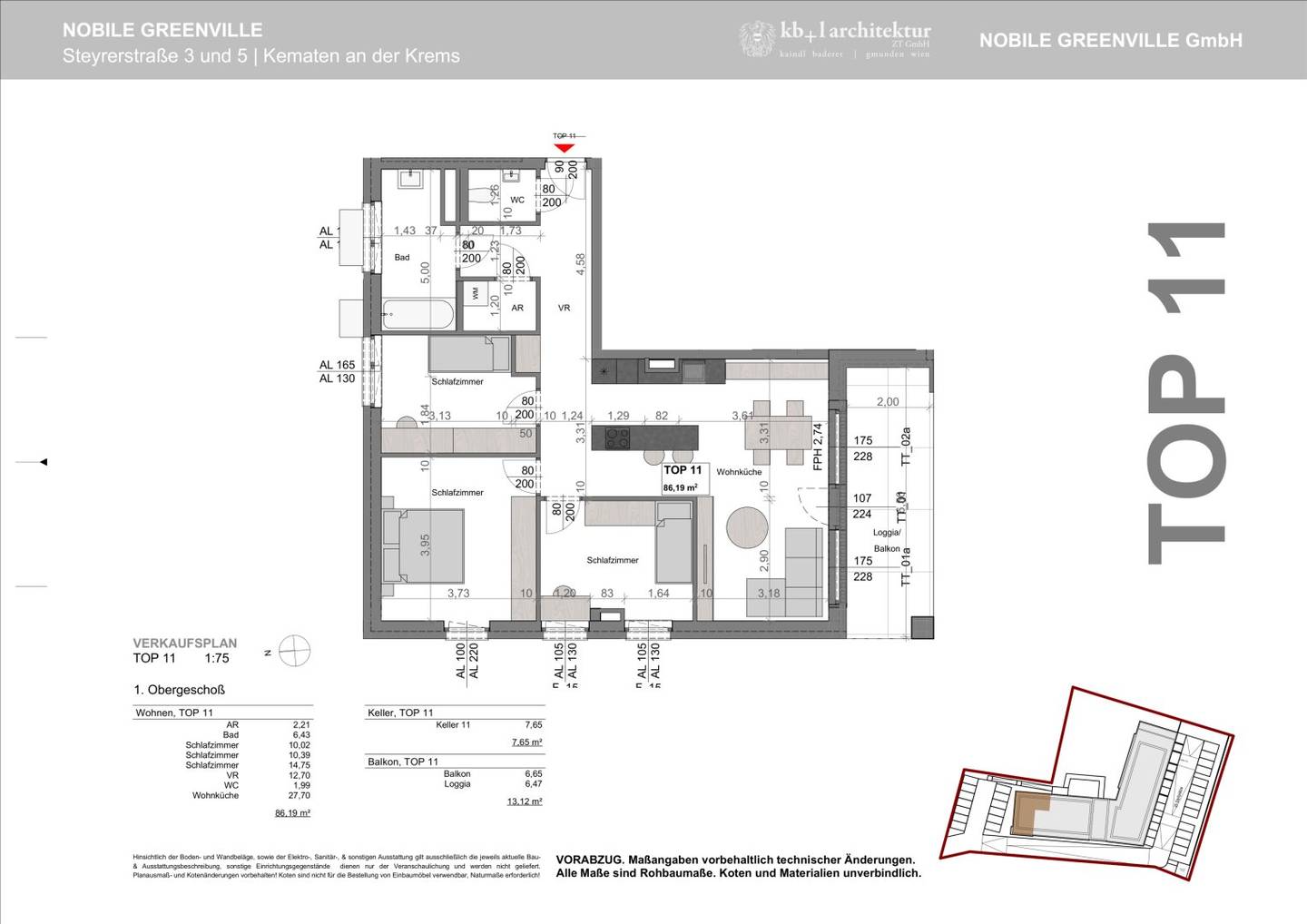 4 -Zimmerwohnung, direkt beim Golfclub – hochwertig & naturnah