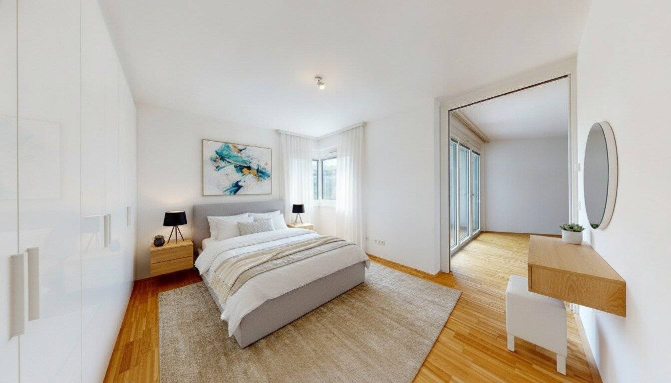 NEU ! Helle 2-Zimmer-Wohnung mit schönem Balkon mit blick in den grünen Innenhof
