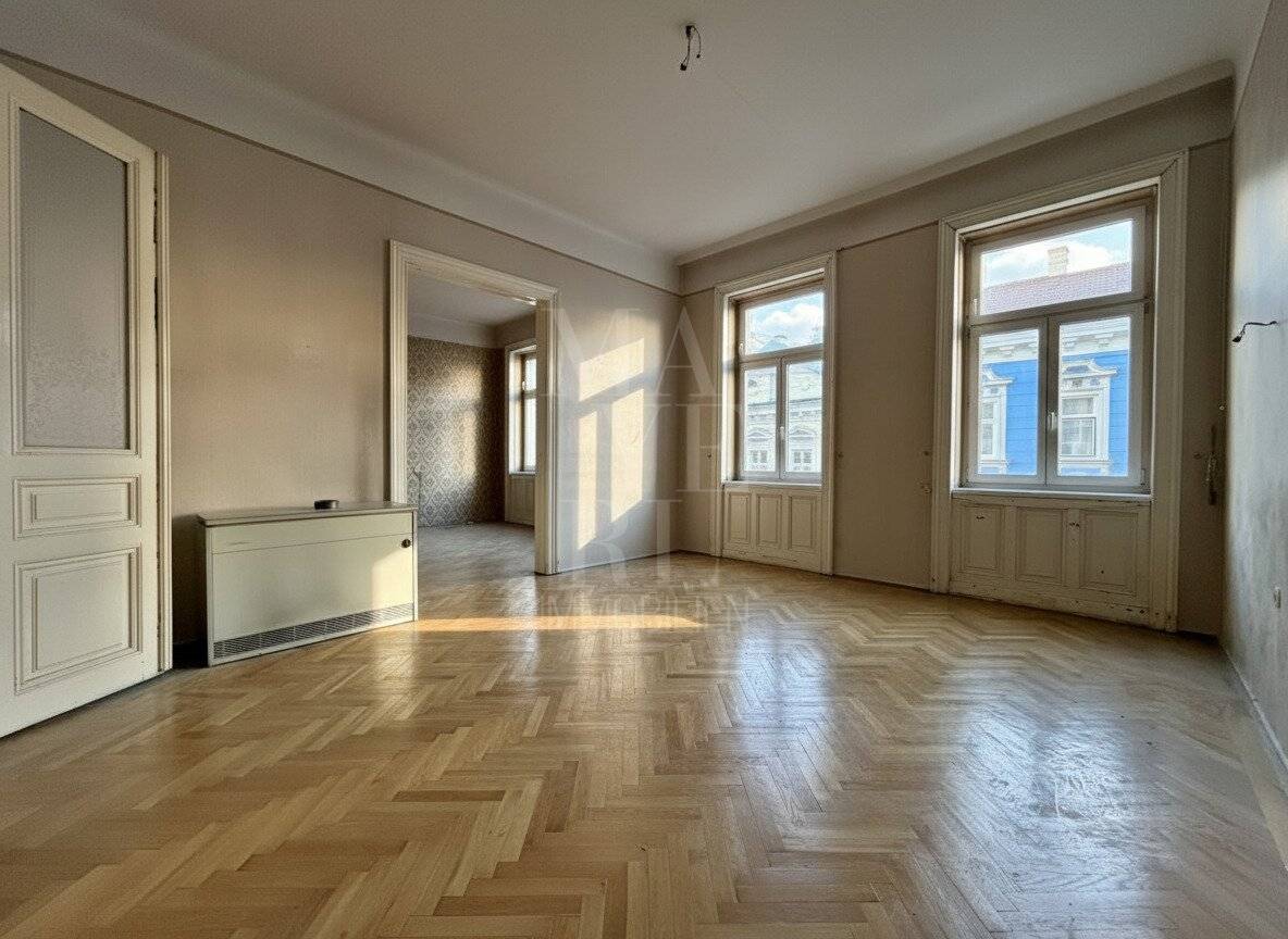 Renovierungsbedürftige Altbauwohnung mit Lager - Gersthof