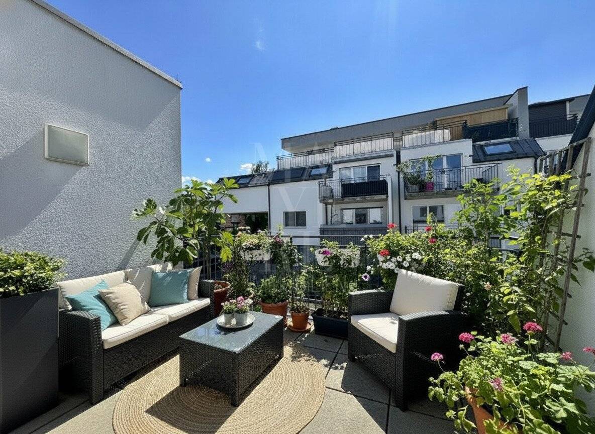 Neubau Terrassenwohnung mit Garagenstellplatz