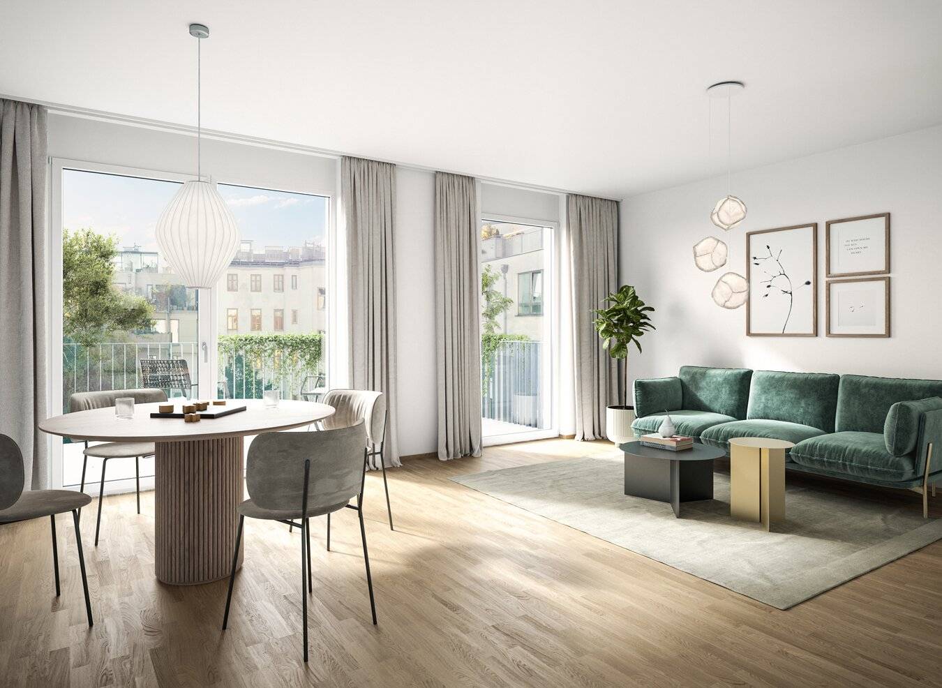 First occupancy after renovation High quality new build apartment with a wonderful balcony