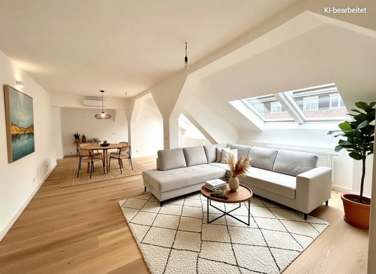 1030! ERSTBEZUG NACH GENERALSANIERUNG! Klimatisiertes 3-Zimmer DG mit Terrasse - ALLES AUF EINER EBENE!