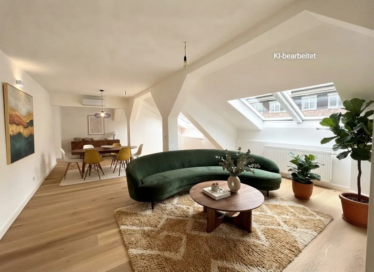 1030! Schönes, klimatisiertes 3-Zimmer DG mit Terrasse - alles auf einer Ebene! Erstbezug nach Generalsanierung!