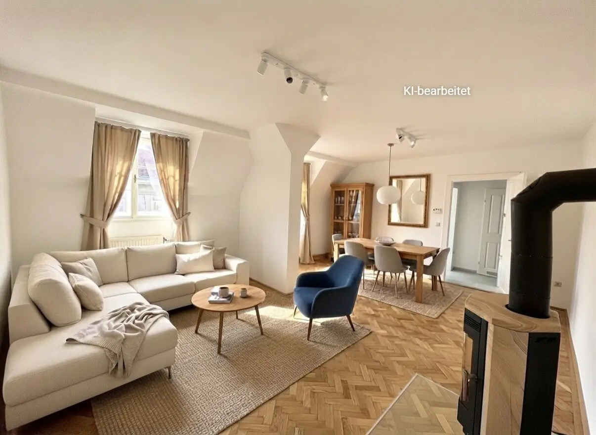 SONDERAKTION BIS 31.DEZEMBER 2026: Helle Dachgeschosswohnung mit Charme nahe U3/Schweglerstraße  – perfekt für Singles & Paare!